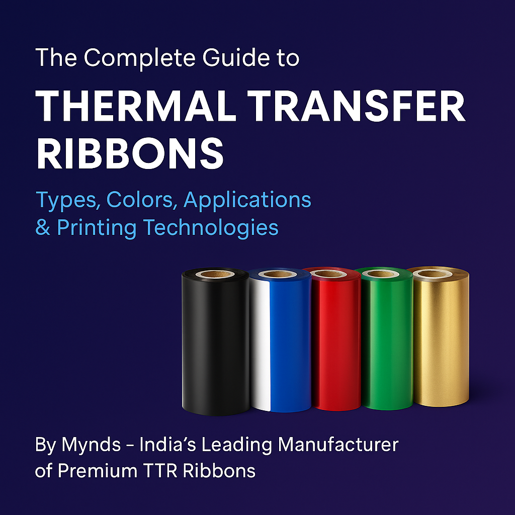 The Complete Guide to Thermal Transfer Ribbons (TTR): Types, Colors, Applications & Printing Technologies